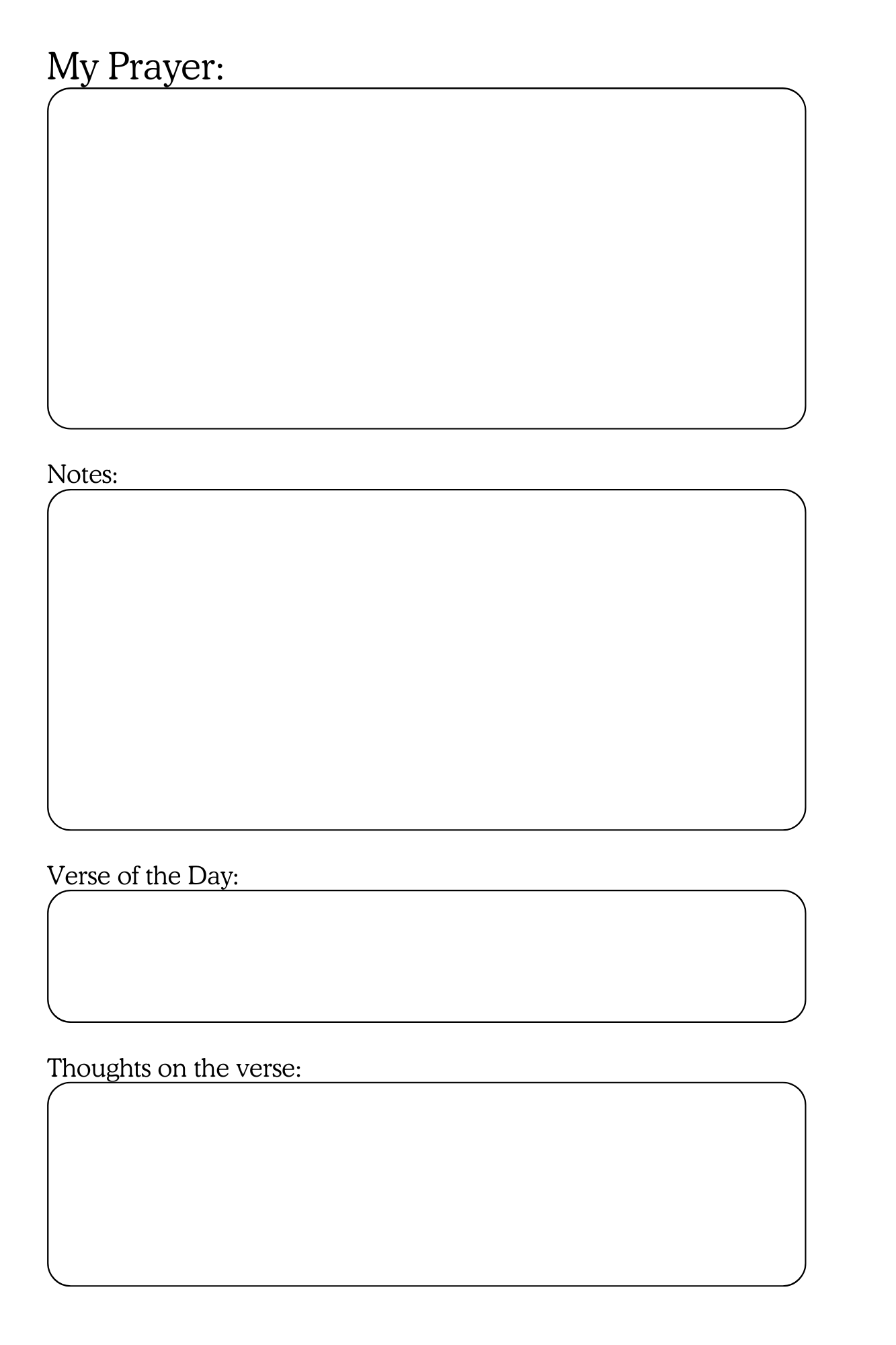 Church Notes Journal – Inspirational Christian Notebook